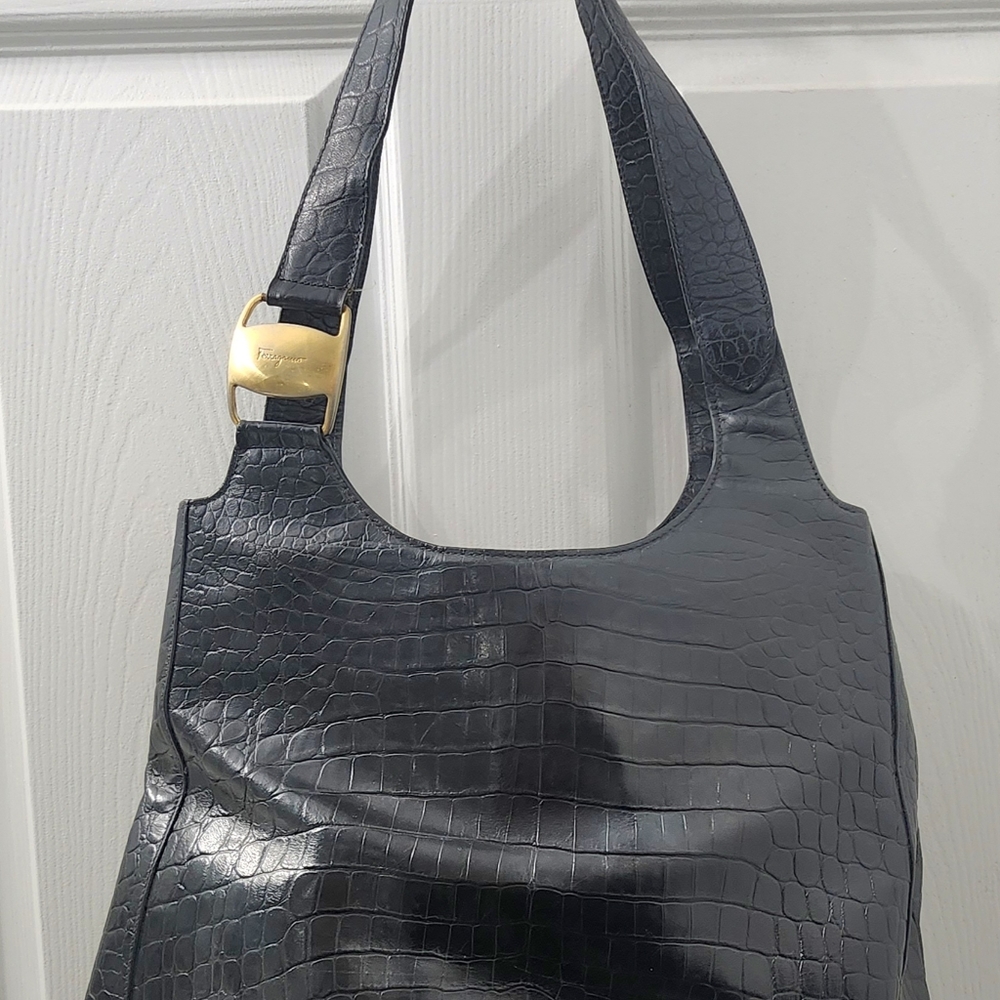 SALVATORE FERRAGAMO vintage Shoulder Bag. Made In Italy. - Picture 3 of 3